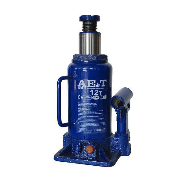 Домкрат бутылочный AE&T T20212 12т Домкрат бутылочный AE&T T20212 12т