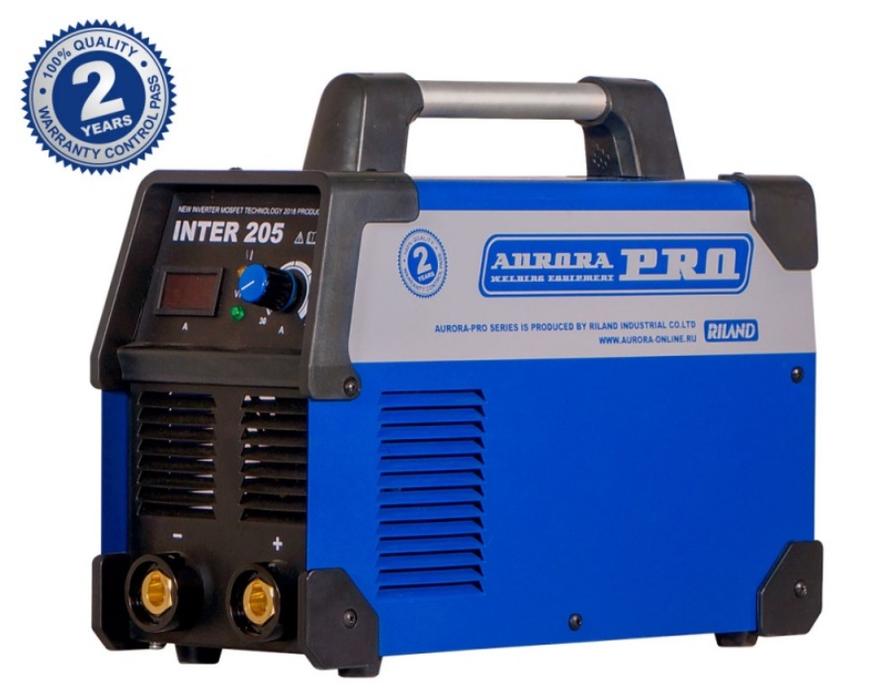 Сварочный инвертор ручной дуговой сварки ММА AuroraPRO INTER 205