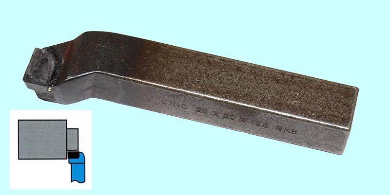 Резец Подрезной отогнутый 32х32х170 Т15К6 DIN 4977 Резец Подрезной отогнутый 32х32х170 Т15К6 DIN 4977