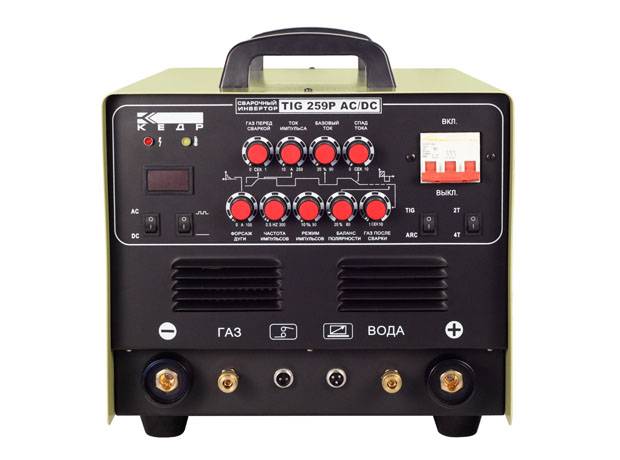 Аппарат аргоно-дуговой сварки Кедр TIG 259P AC\DC