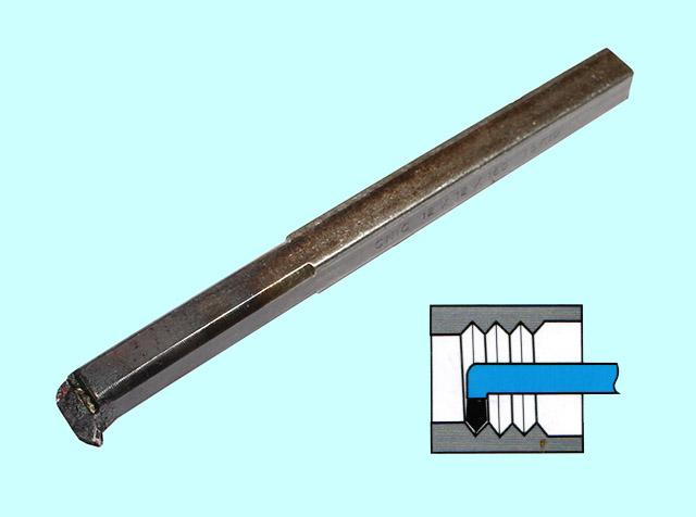 Резец Резьбовой 16х16х180 Р6М5К5 для внутренней резьбы левый DIN 283-60 Резец Резьбовой 16х16х180 Р6М5К5 для внутренней резьбы левый DIN 283-60