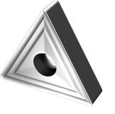 Пластина TNUM - 220412 Т5К10(Н30) трехгранная(01114) d=5мм со стружколомом Пластина TNUM - 220412 Т5К10(Н30) трехгранная(01114) d=5мм со стружколомом