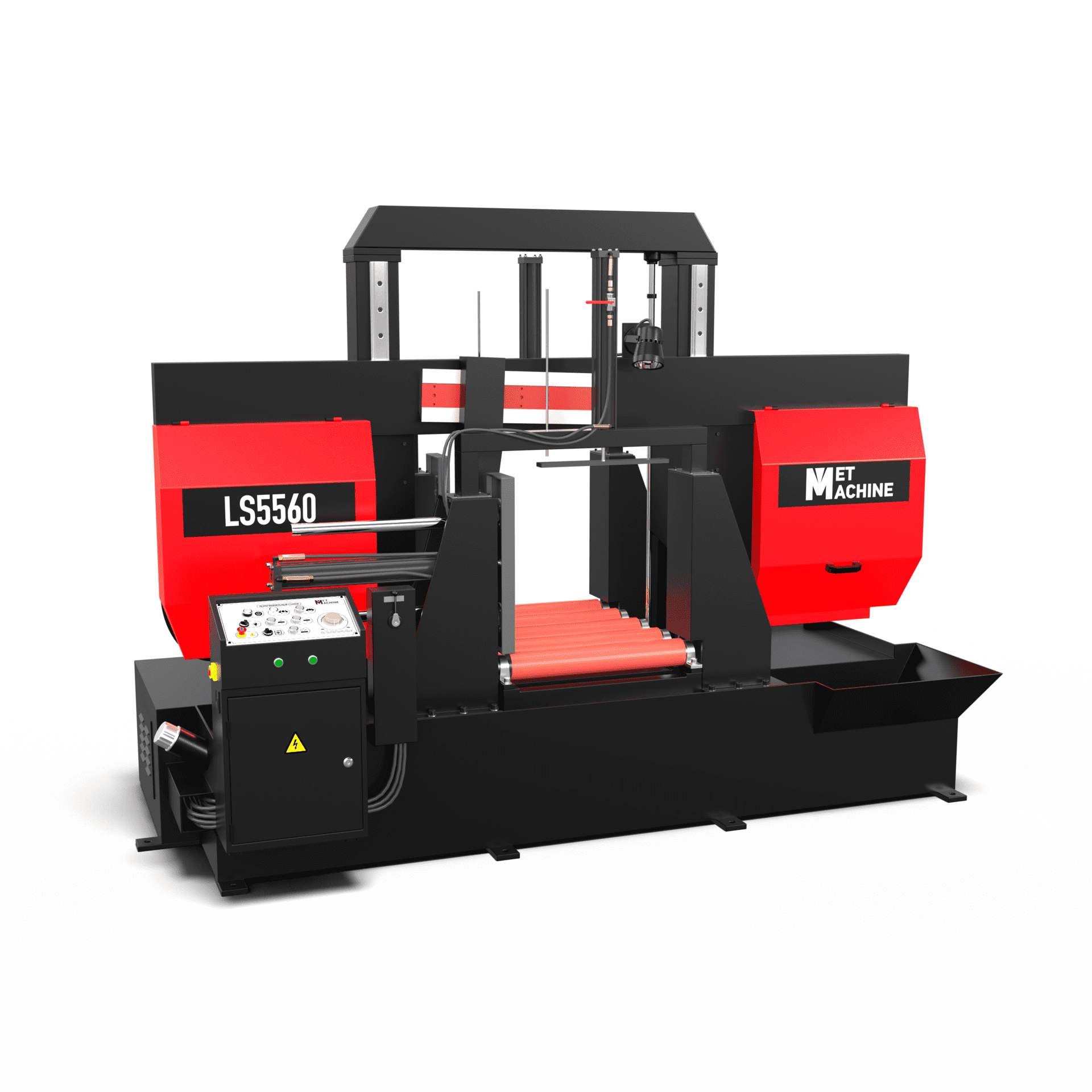 Полуавтоматический ленточнопильный станок MetMachine LS5560 Полуавтоматический ленточнопильный станок MetMachine LS5560