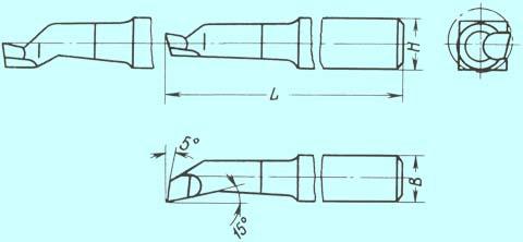 Резец Расточной 25х25х240 Т15К6 для глух. отв. Резец Расточной 25х25х240 Т15К6 для глух. отв.