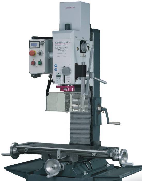 Настольный вертикально-фрезерный станок Optimum BF30 Vario 3338430 Настольный вертикально-фрезерный станок Optimum BF30 Vario 3338430