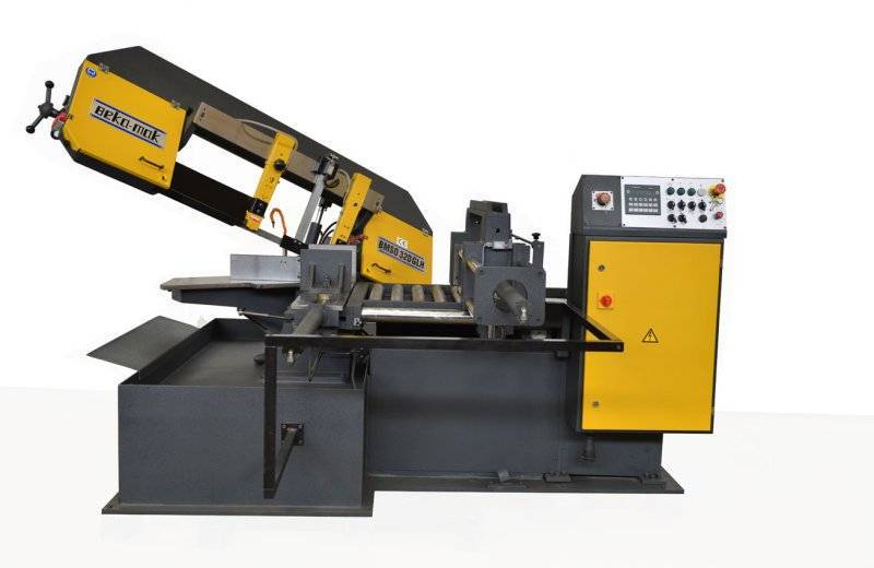 Двухколонный автоматический ленточнопильный станок Beka-Mak BMSO 320 GLH PLC Двухколонный автоматический ленточнопильный станок Beka-Mak BMSO 320 GLH PLC
