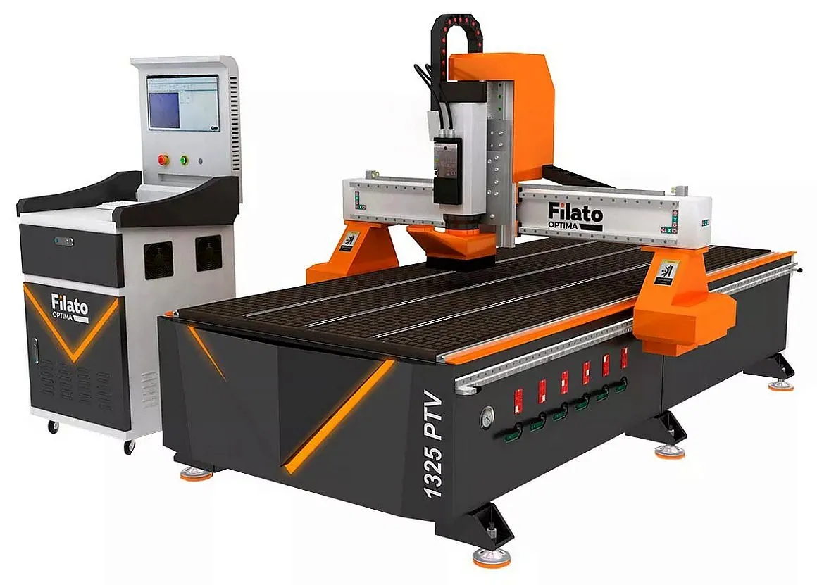 Фрезерно-гравировальный станок с ЧПУ Filato OPTIMA 1325 PTV Фрезерно-гравировальный станок с ЧПУ Filato OPTIMA 1325 PTV