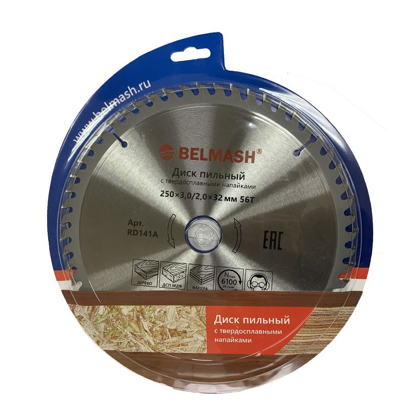 Диск пильный Белмаш 250x3,0/2,0x32/30, 56T Диск пильный Белмаш 250x3,0/2,0x32/30, 56T