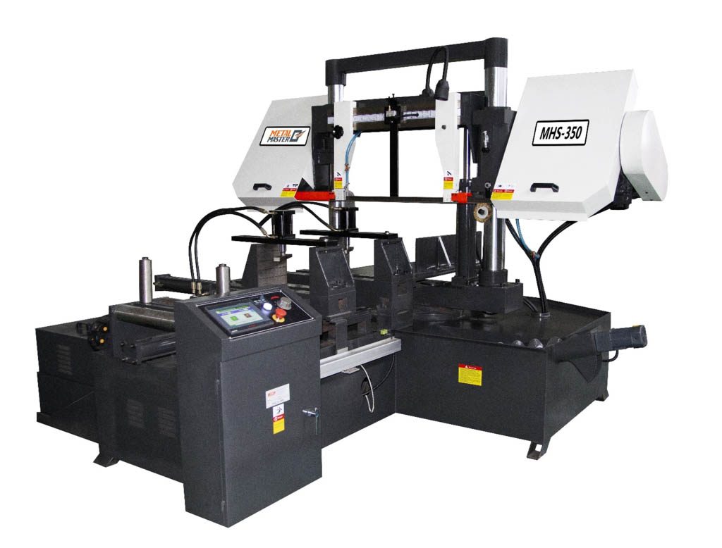 Ленточнопильный двухколонный станок с ЧПУ METALMASTER MHS-350Z Ленточнопильный двухколонный станок с ЧПУ METALMASTER MHS-350Z