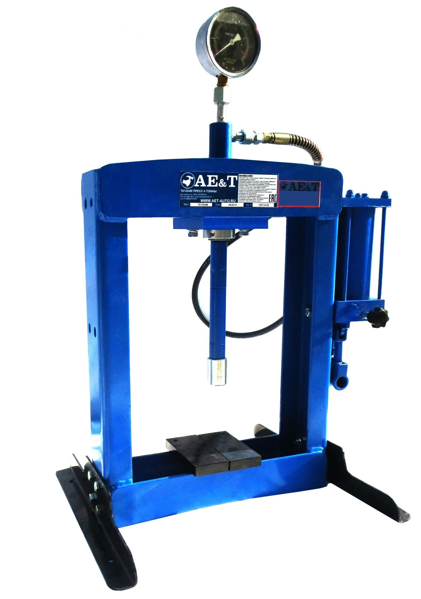 Пресс AE&T T61204М 4т с манометром Пресс AE&T T61204М 4т с манометром
