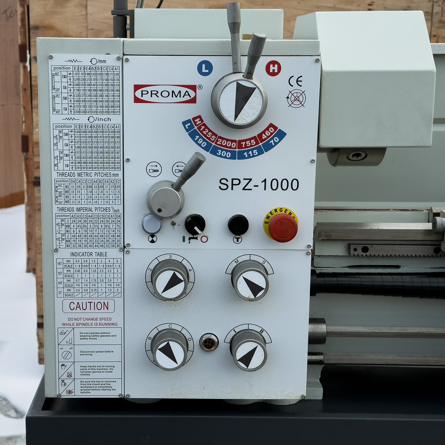 Настольный универсальный токарный станок с УЦИ Proma SPZ-1000 21110000