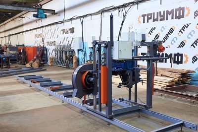Ленточная электрическая пилорама Триумф-900 Premium