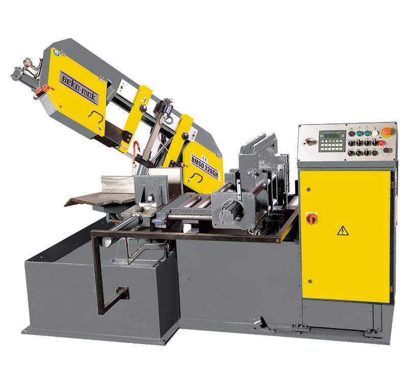 Двухколонный автоматический ленточнопильный станок Beka-Mak BMSO 320 GH PLC Двухколонный автоматический ленточнопильный станок Beka-Mak BMSO 320 GH PLC