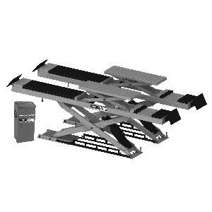 Подъемник ножничный KraftWell г/п 3500 кг. заглубляемый, платформы для сход-развала с подъемником второго уровня KRW35WA-LT-T Подъемник ножничный KraftWell г/п 3500 кг. заглубляемый, платформы для сход-развала с подъемником второго уровня KRW35WA-LT-T