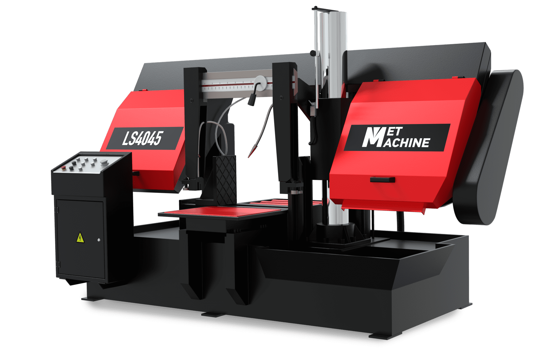 Полуавтоматический ленточнопильный станок MetMachine LS4045 Полуавтоматический ленточнопильный станок MetMachine LS4045