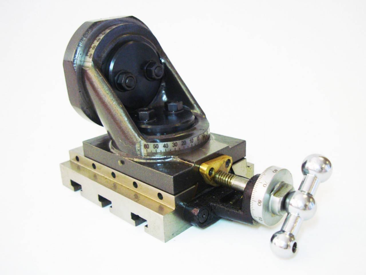 Фрезерное приспособление наклонное-поворотное Proma стол 100х125мм 0015