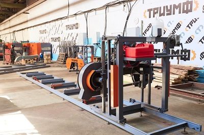 Ленточная бензиновая пилорама Триумф 900 27 л.с. (Lifan) Ленточная бензиновая пилорама Триумф 900 27 л.с. (Lifan)