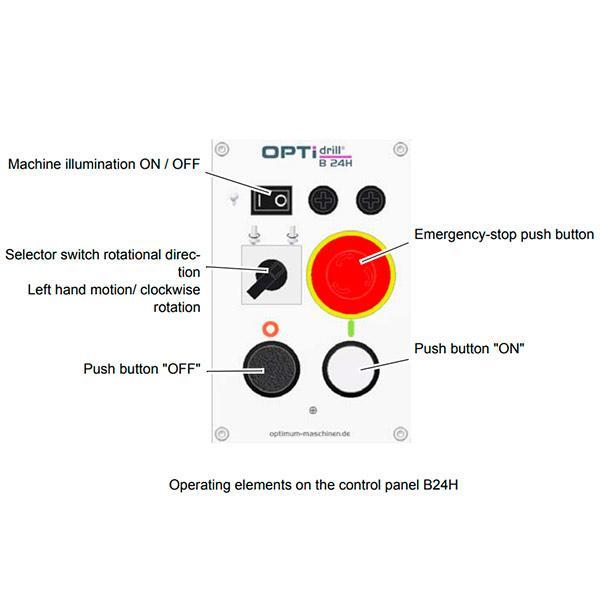 Сверлильный станок OPTIdrill B 24H (230 V) Сверлильный станок OPTIdrill B 24H (230 V)