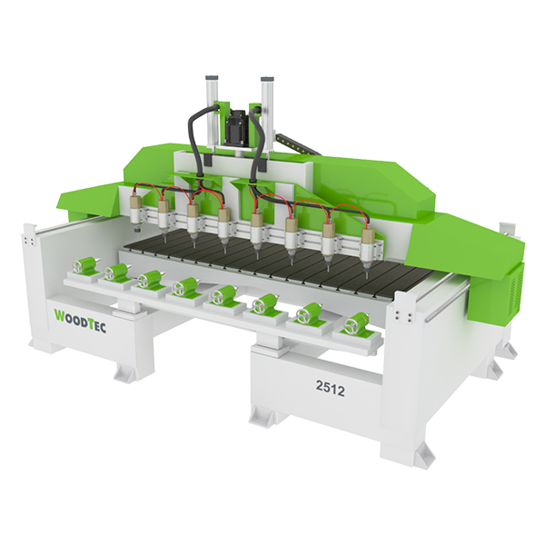 Фрезерно-гравировальный станок с ЧПУ WoodTec T-2512x8 Фрезерно-гравировальный станок с ЧПУ WoodTec T-2512x8