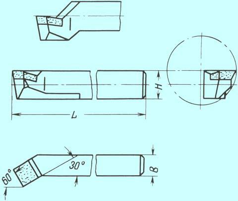 Резец Расточной 25х25х220 Т5К10 для сквозных отверстий Резец Расточной 25х25х220 Т5К10 для сквозных отверстий