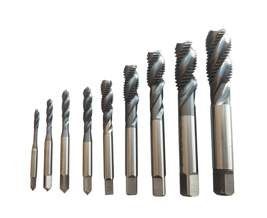 Набор метчиков М6-М30, Partner, HSSE спиральная канавка 38°, H6, TiAlN (Серия TS01) Набор метчиков М6-М30, Partner, HSSE спиральная канавка 38°, H6, TiAlN (Серия TS01)