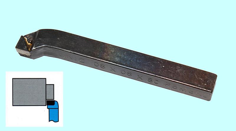 Резец Подрезной отогнутый 16х16х110 Р6М5К5 DIN 4977 Резец Подрезной отогнутый 16х16х110 Р6М5К5 DIN 4977