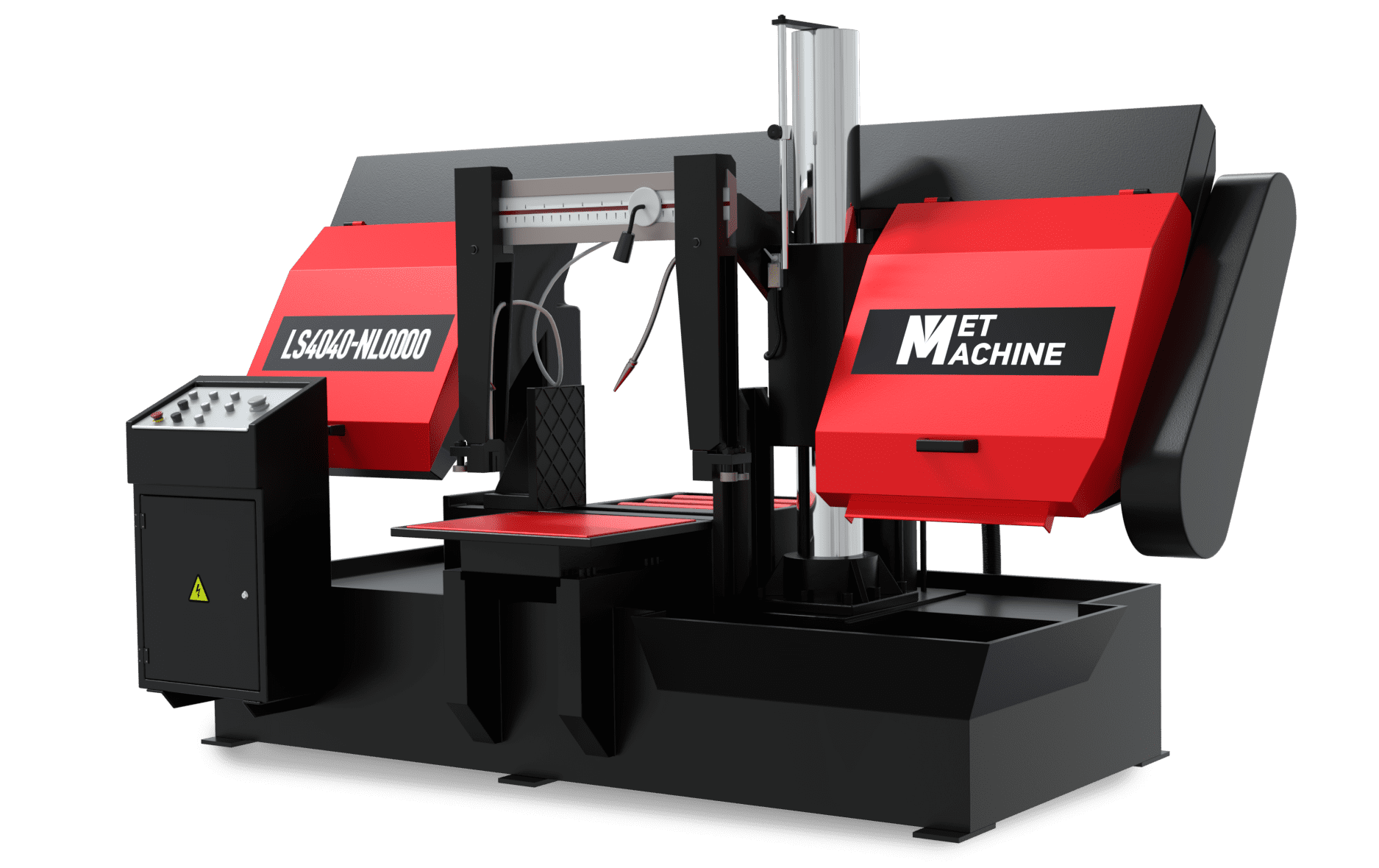 Полуавтоматический ленточнопильный станок MetMachine LS4040-NL0000 Полуавтоматический ленточнопильный станок MetMachine LS4040-NL0000
