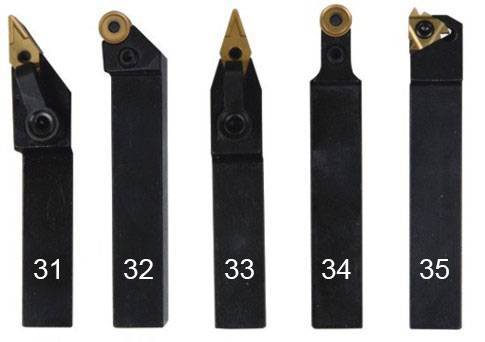 Набор резцов Optimum 16 мм 5 шт. со сменными пластинами 3441610