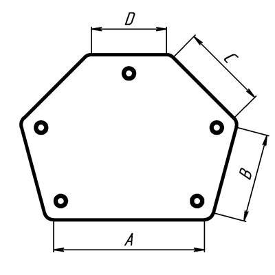 Угольник магнитный для сварки MAG615 Smart&Solid Угольник магнитный для сварки MAG615 Smart&Solid