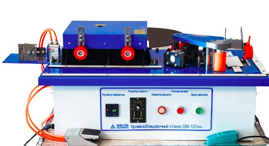 Кромкооблицовочный станок полуавтоматический DM-107PRO