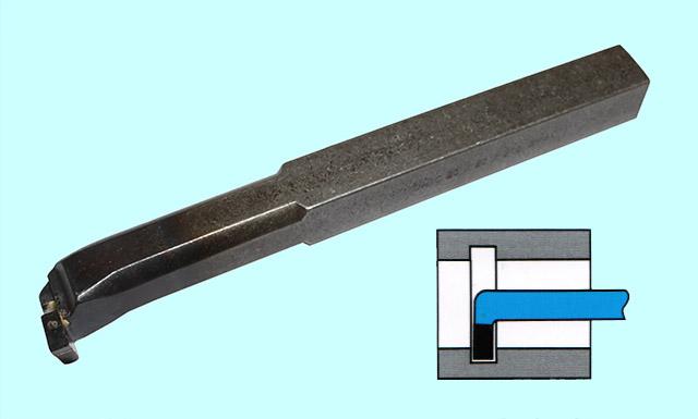 Резец Канавочный внутренний 20х20х210 Т5К10 а=5мм; m=10мм DIN 263
