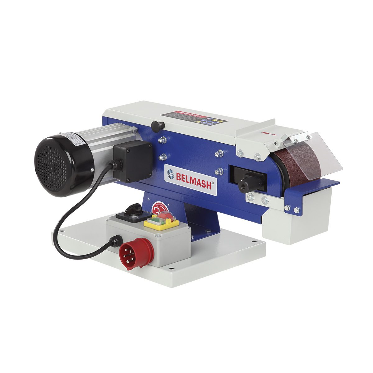 Станок шлифовальный ленточный BELMASH BSM-484T/400 Станок шлифовальный ленточный BELMASH BSM-484T/400