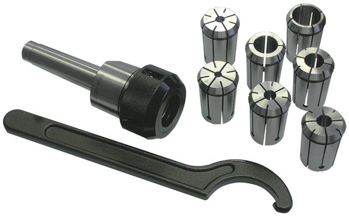 Патрон цанговый Optimum МК2/М10 + 18 цанг 3-20 мм ER32 (комплект) 3352053 Патрон цанговый Optimum МК2/М10 + 18 цанг 3-20 мм ER32 (комплект) 3352053