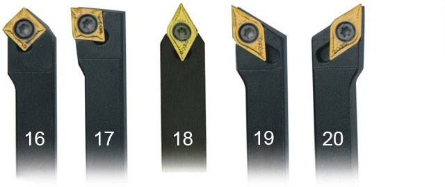 Набор резцов Optimum 12 мм 5 шт. со см. пластинами (Германия) 3441212