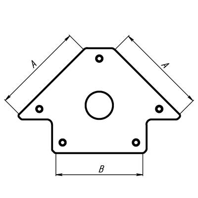 Угольник магнитный для сварки MAG603 Smart&Solid Угольник магнитный для сварки MAG603 Smart&Solid