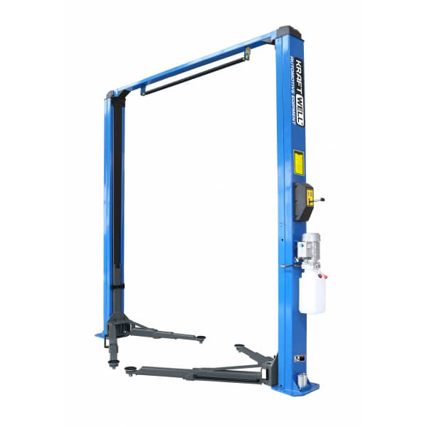 Подъемник двухстоечный KraftWell электрогидравлический KRW4MU_blue