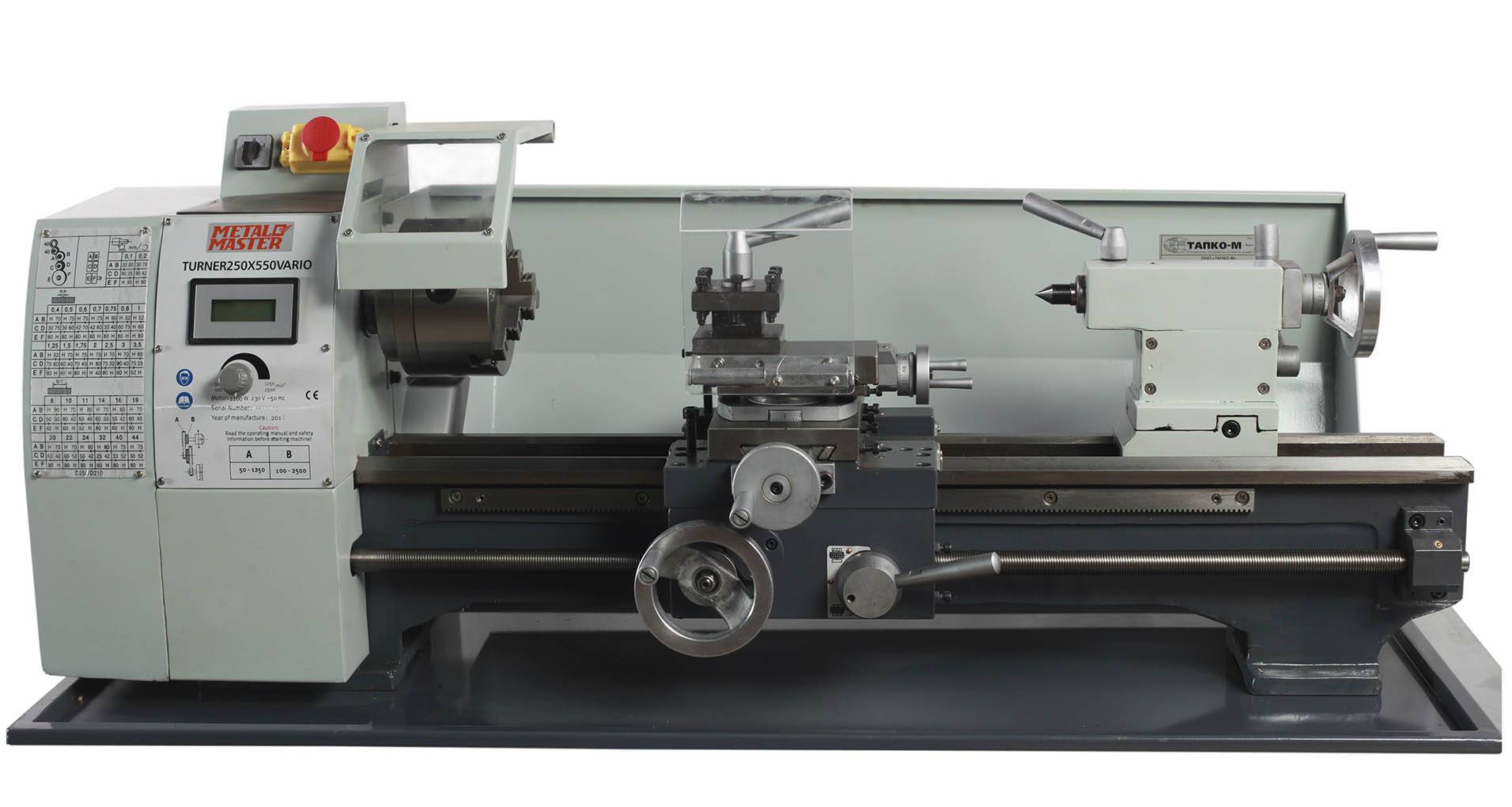 Настольный токарный станок Metalmaster MML 2550 V (MML 250x550 V) Настольный токарный станок Metalmaster MML 2550 V (MML 250x550 V)