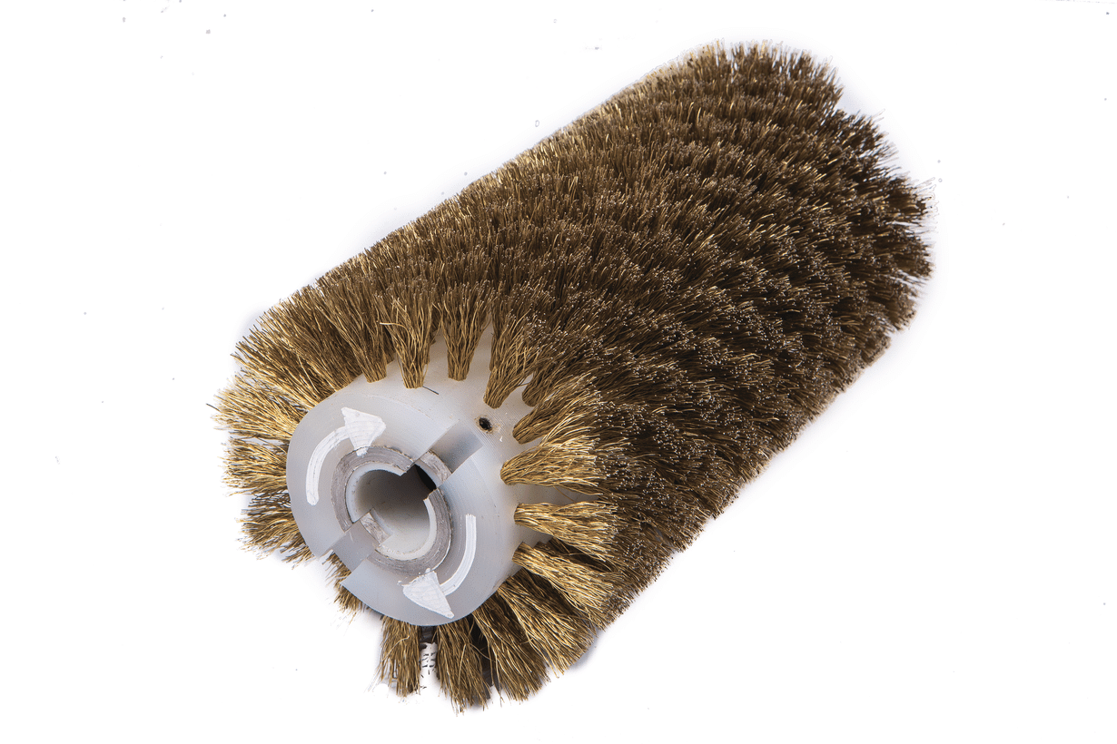 Брашировальная щетка валик Jet Д130х250мм, ворс корд сталь латун d0,30 RB.1020.TRE