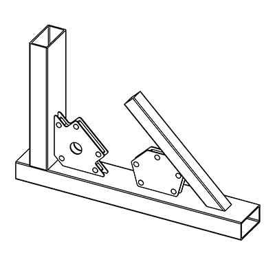 Угольник магнитный для сварки MAG615 Smart&Solid
