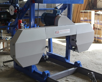 Электрическая ленточная пилорама Астрон 9.01