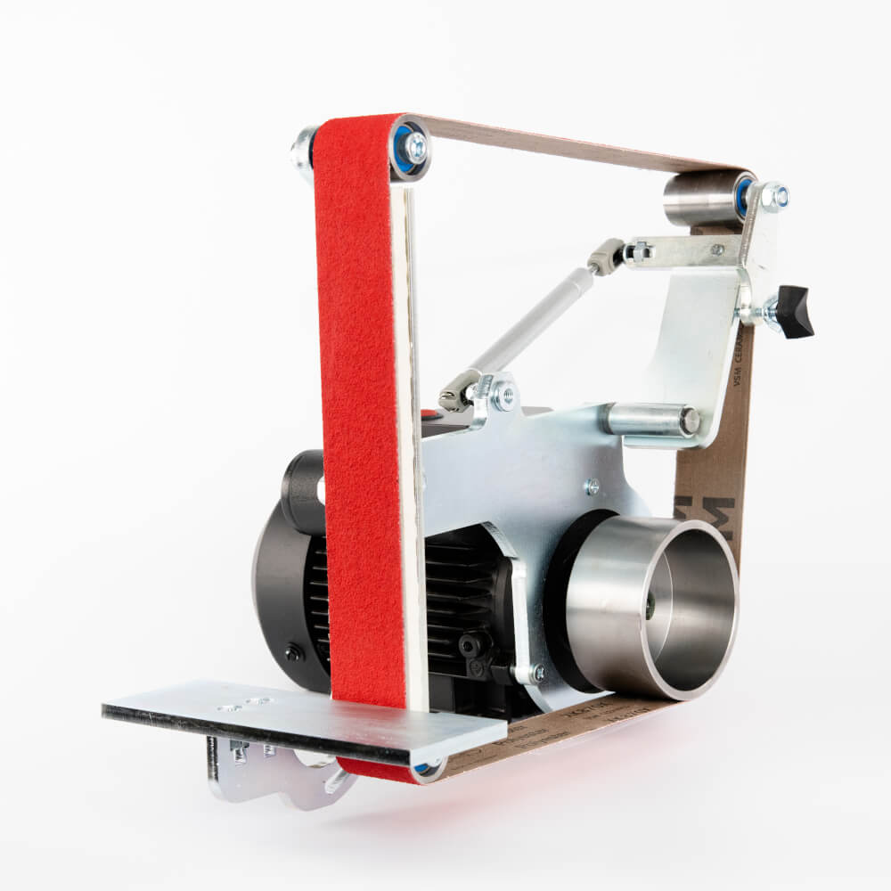 Гриндер ленточный шлифовальный станок MG-1250A «Хозяин» Гриндер ленточный шлифовальный станок MG-1250A «Хозяин»