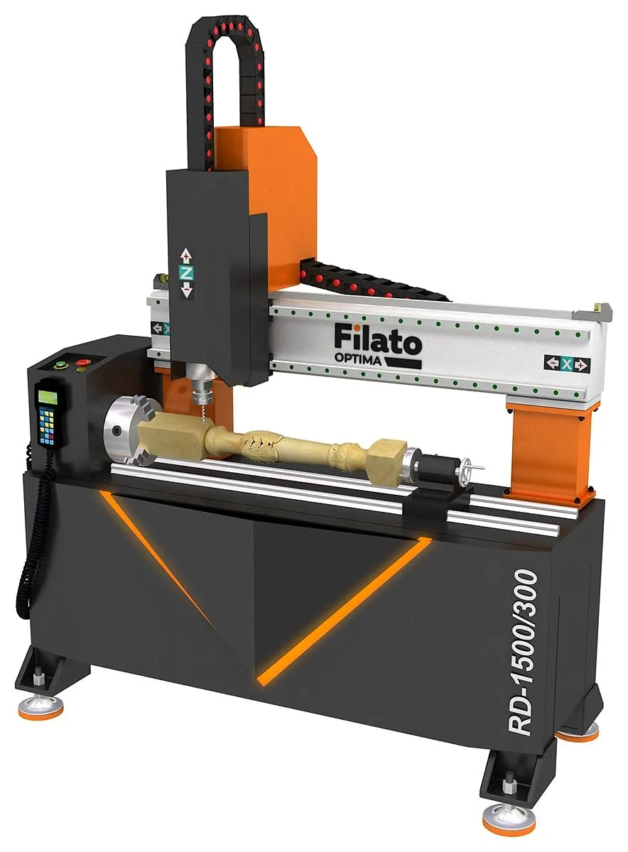 Токарно-фрезерный станок с ЧПУ Filato RD-1500/300E Токарно-фрезерный станок с ЧПУ Filato RD-1500/300E