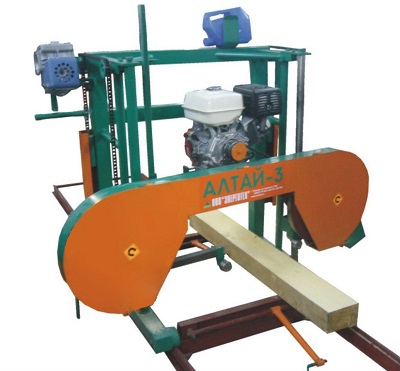 Пилорама ленточная бензиновая Алтай-3 900 15 кВт (Honda)