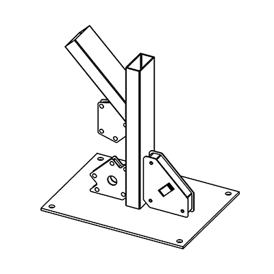 Угольник магнитный для сварки MAG615 Smart&Solid