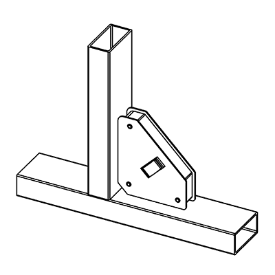 Угольник магнитный для сварки отключаемый MAG606 Smart&Solid Угольник магнитный для сварки отключаемый MAG606 Smart&Solid