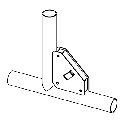 Угольник магнитный для сварки отключаемый MAG606 Smart&Solid