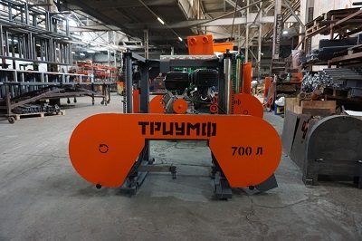 Ленточная пилорама бензиновая Триумф 700 (Lifan)