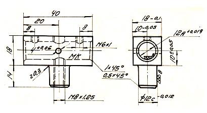 Втулка с цапфой 60х 40х 40 d 26мм (ДСП-110)