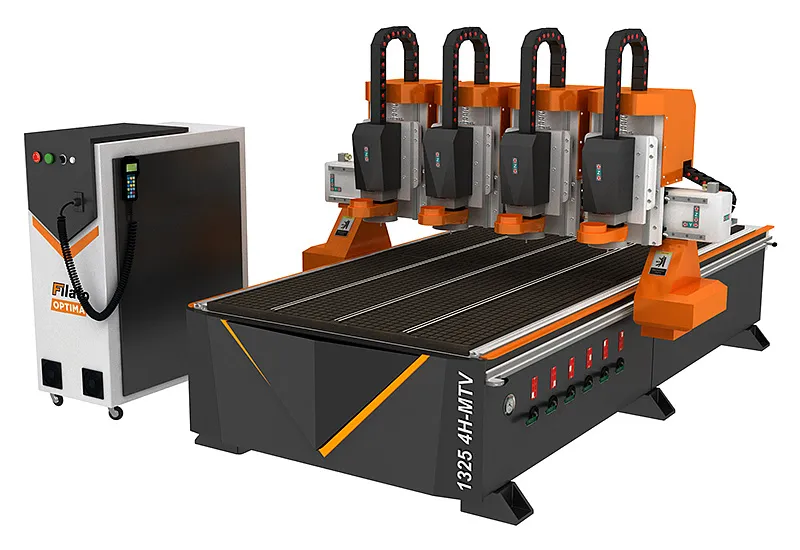 Фрезерно-гравировальный станок с ЧПУ Filato OPTIMA 1325 4H-MTV Фрезерно-гравировальный станок с ЧПУ Filato OPTIMA 1325 4H-MTV
