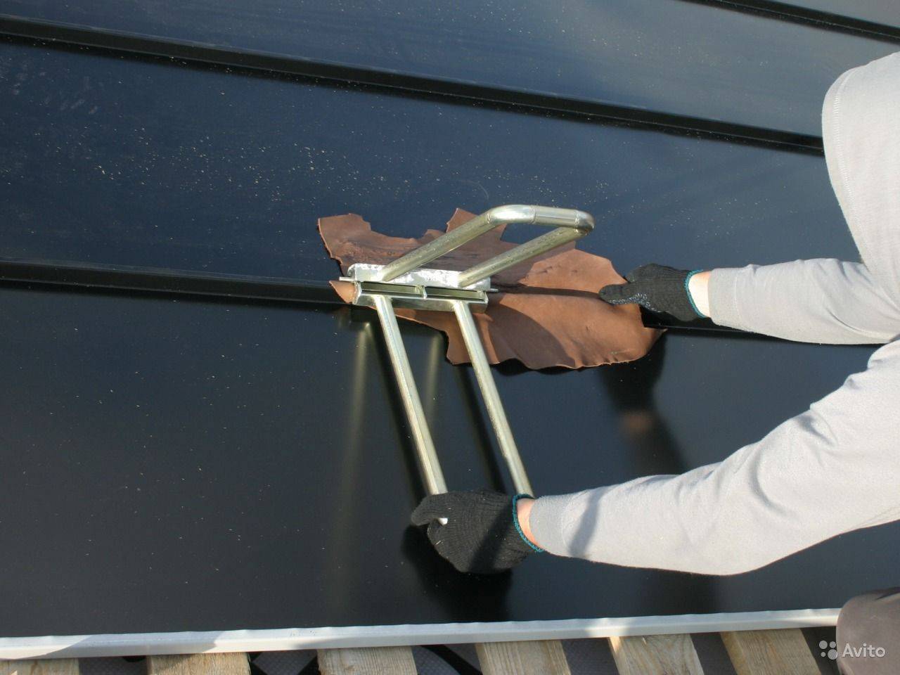 Рамки для закрытия двойного стоячего фальца